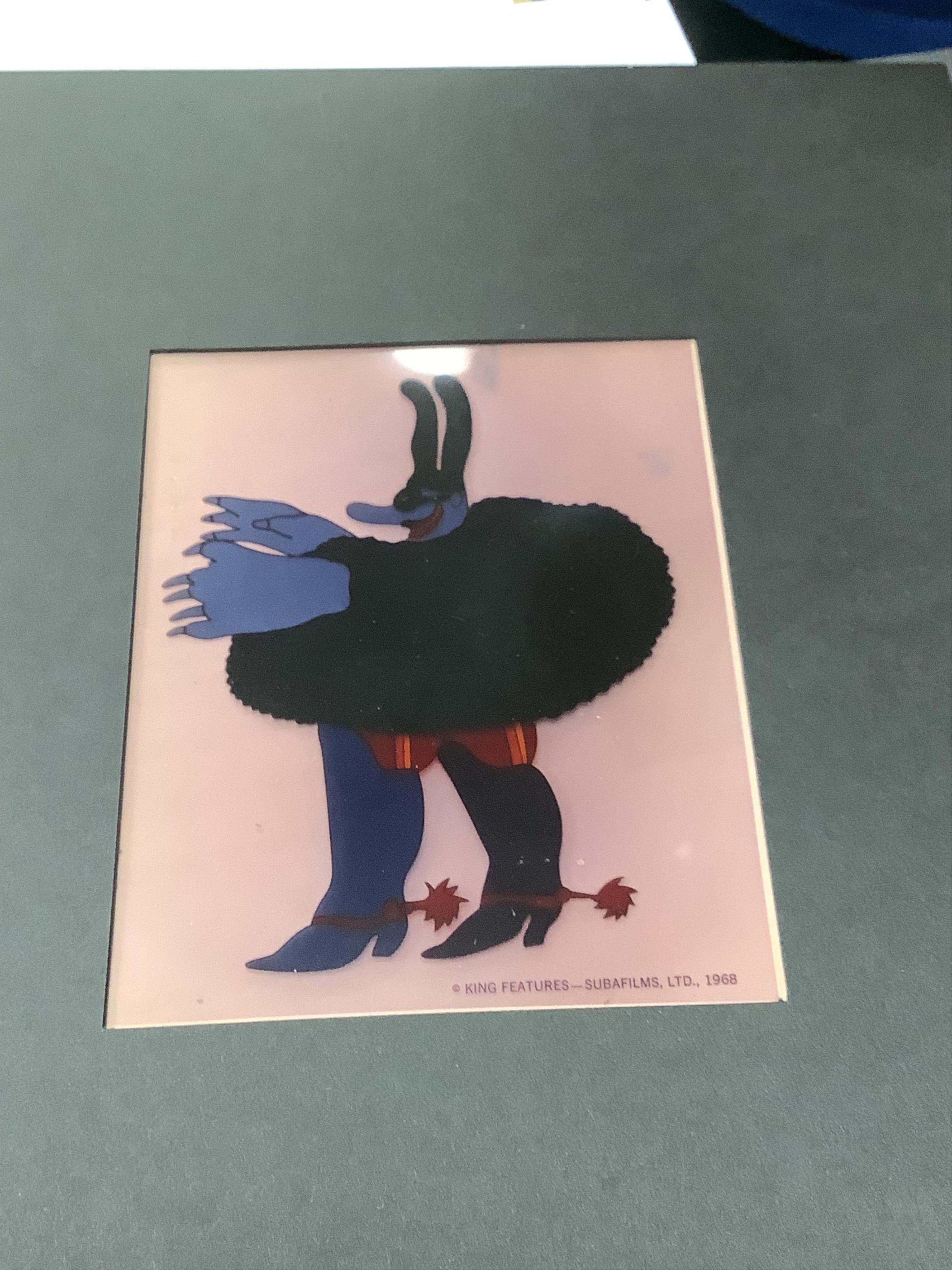 Twenty-seven colour transparencies cells from The Beatles Yellow Submarine, issued by King Features - Subafilms Ltd. 1968.